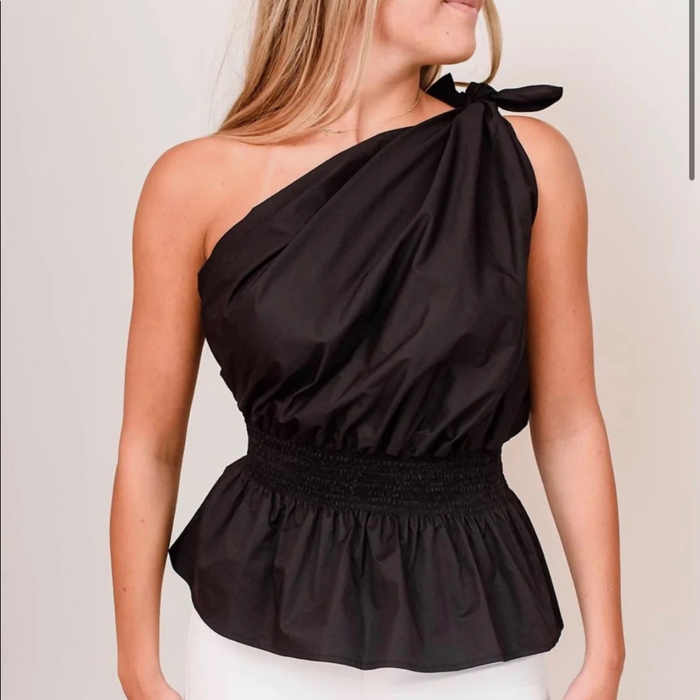 Monica Nera Demi top. BNWT